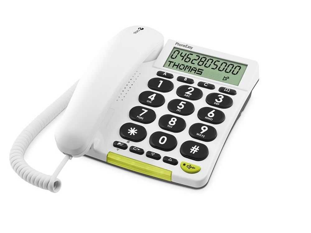 Doro EASY-312cs WHITE BIG BUTTON WITH DISPLAY € 66.95