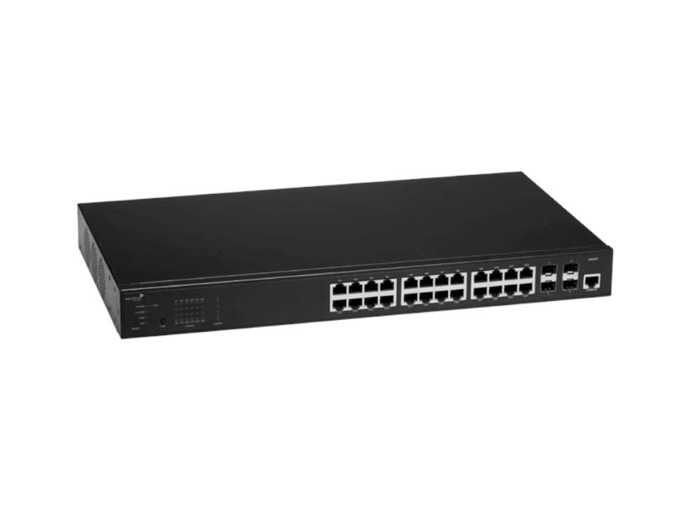 SR2324P 24 Port Gigabit Ethernet Switch with POE+, 4 x 10GE SFP+ uplinks, 370W P € 2104.95