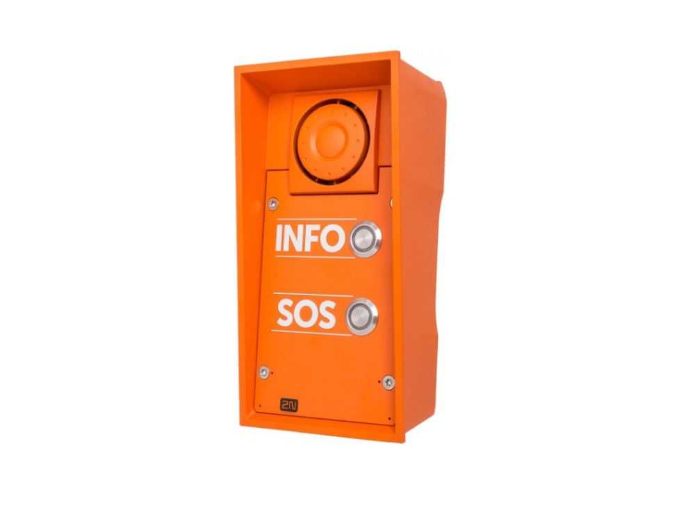 2N IP Safety met 2 buttons en INFO/SOS labels € 1050.95