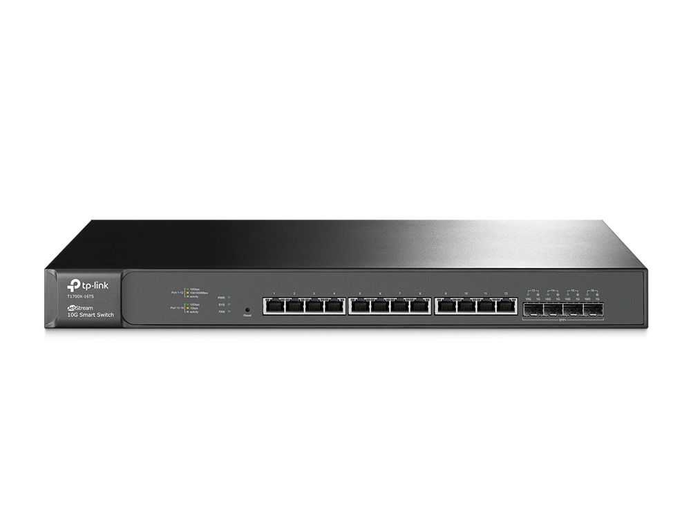 JetStream™ 12-Port 10GBase-T Smart Switch  with 4 10G SFP+ Slots € 799.95