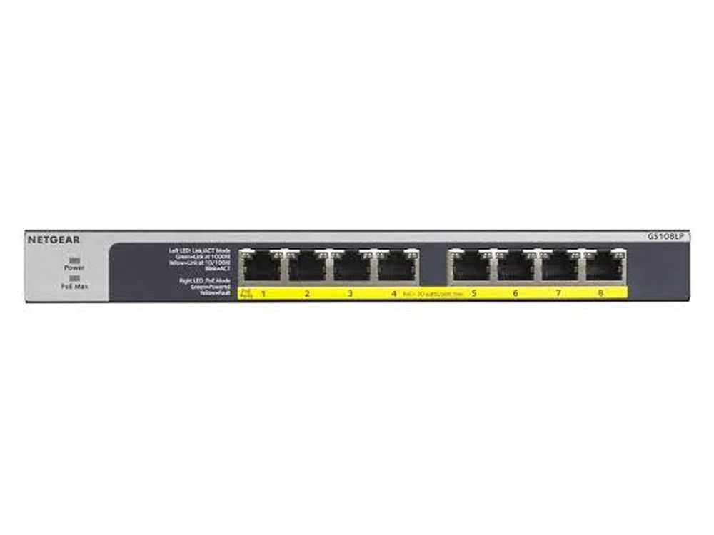 8PT POE/POE+ GIGABIT UNMANAGED SWCH € 144.95