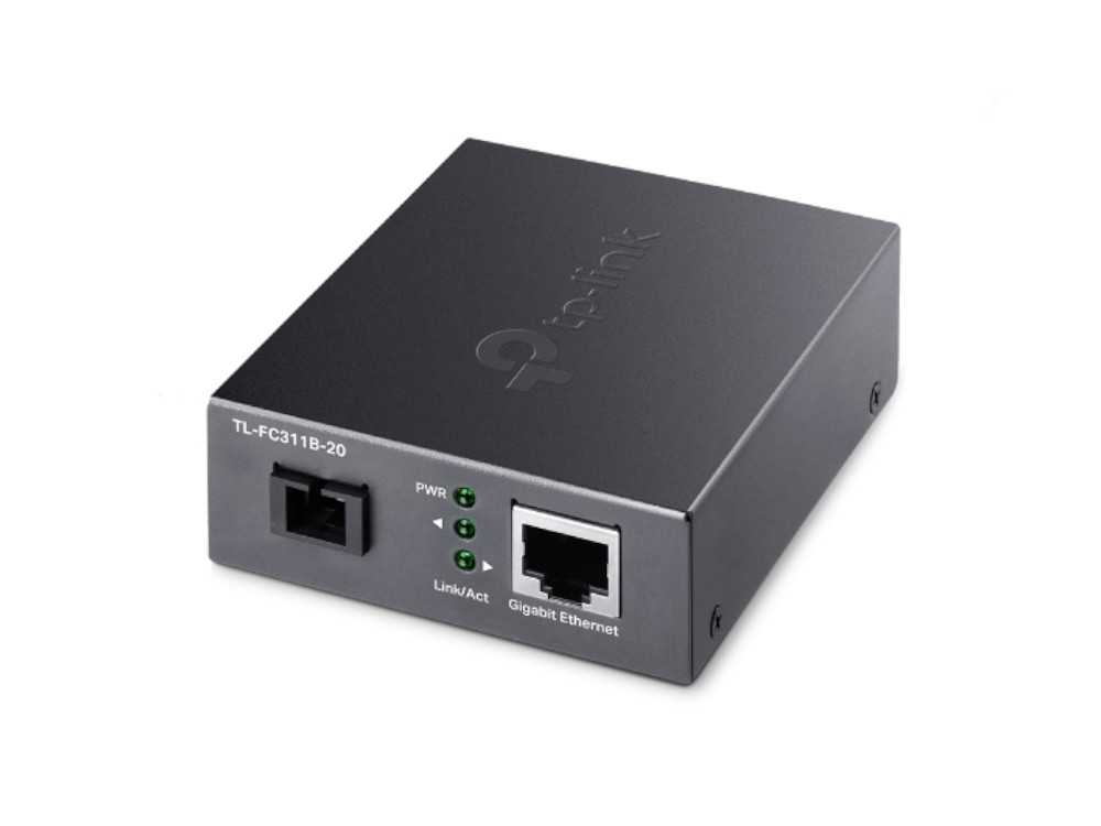 10/100/1000 Mbps RJ45 to 1000 Mbps Single-mode SC WDM Bi-Directional Fiber Converter € 27.95