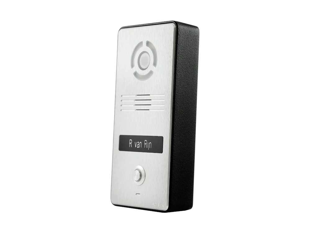 Robin SlimLine SIP voor Teams, IP camera Two tone Silver/Black, 1 toets (opbouw) € 1225.95
