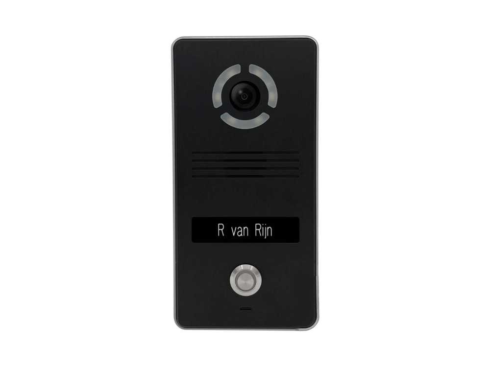 Robin SlimLine SIP, IP camera, Two tone Black/Silver, 1 toets (opbouw) € 1225.95