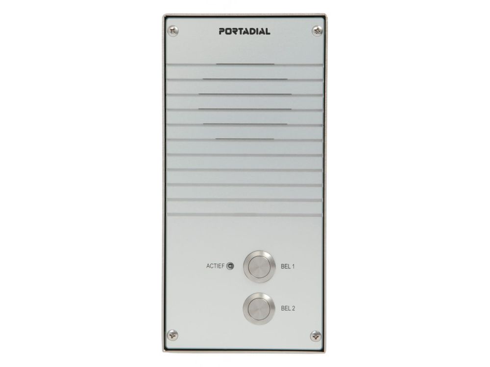PortaDial Type 1A, with 2 push buttons S01