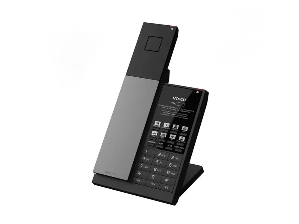 NG-S3411W Silver Black (2 Keys) 1-Line SIP Cordless, Phone 2 Prog. Keys with WiFi