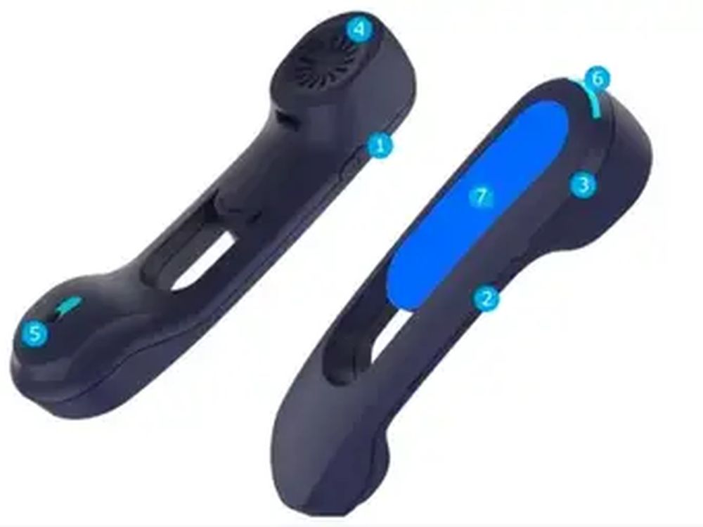 ALE-160 WB Cordless Bluetooth Handset for ALE Ente for ALE Enterprise DeskPhone