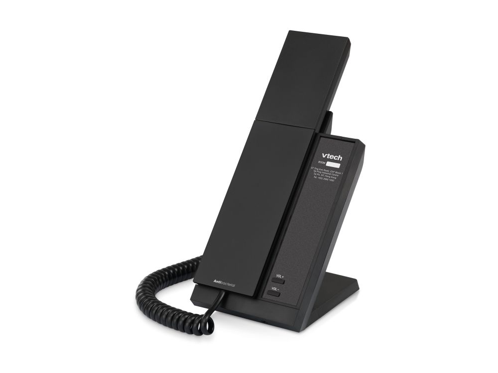 NG-A3100 Matte Black 1-Line Analog Corded Lobby Phone