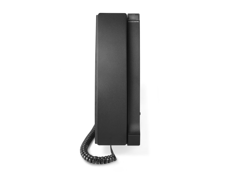 A2310 Matte Black 1-Line Contemporary Analog TrimStyle Phone