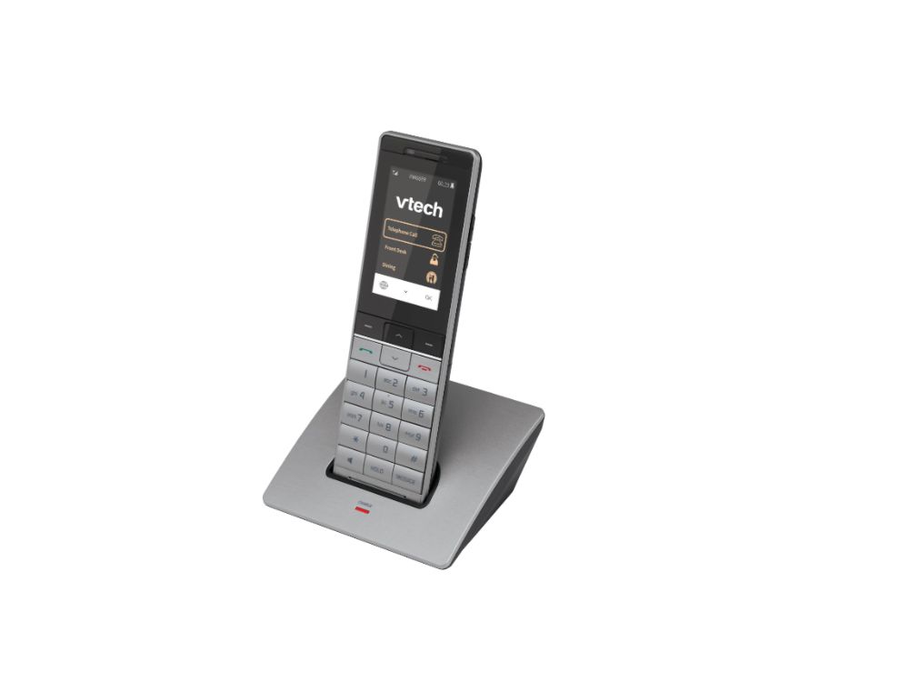 SIP PMX-S5410 HS/CHR SET Silver/Black  1 Cordless Color Handset and Slim Charger