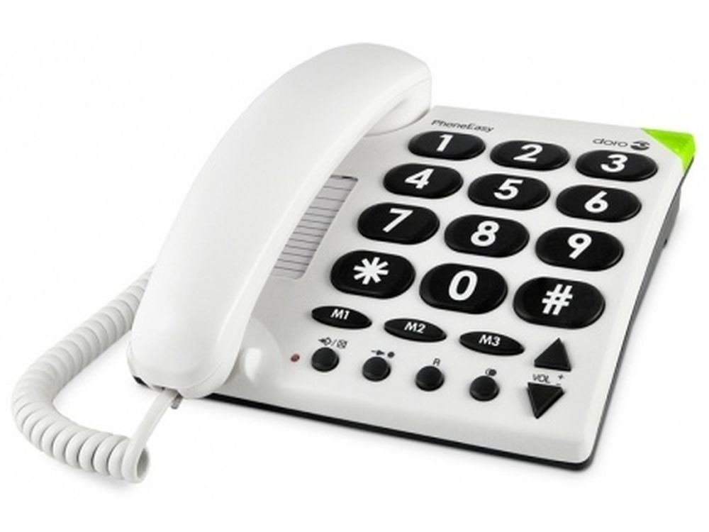 Doro EASY-311c WHITE BIG BUTTON PHONE