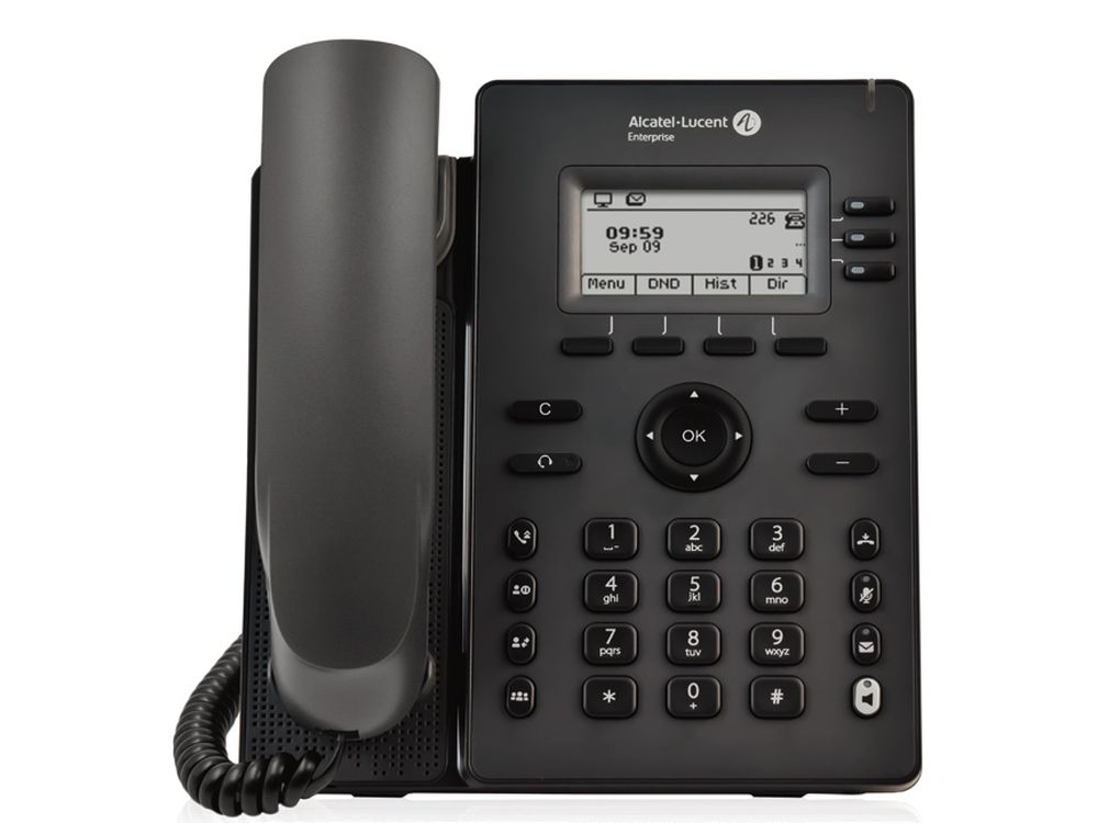 ALE-2 Dual Port Gigabit Ethernet Basic SIP DeskPho