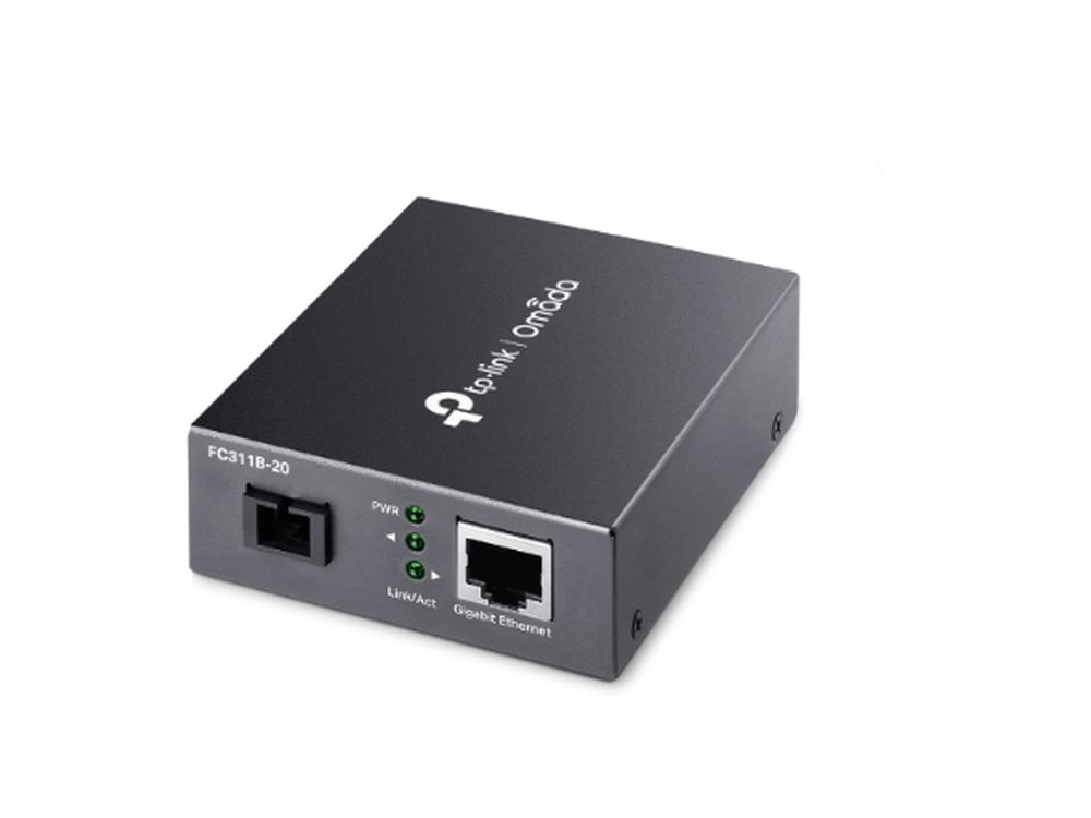 10/100/1000 Mbps RJ45 to 1000 Mbps Single-mode SC WDM Bi-Directional Fiber Converter