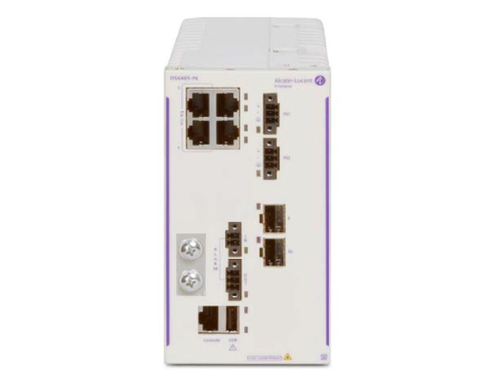 OS6465-P6 Switch,75W AC PSU and EU Cord
