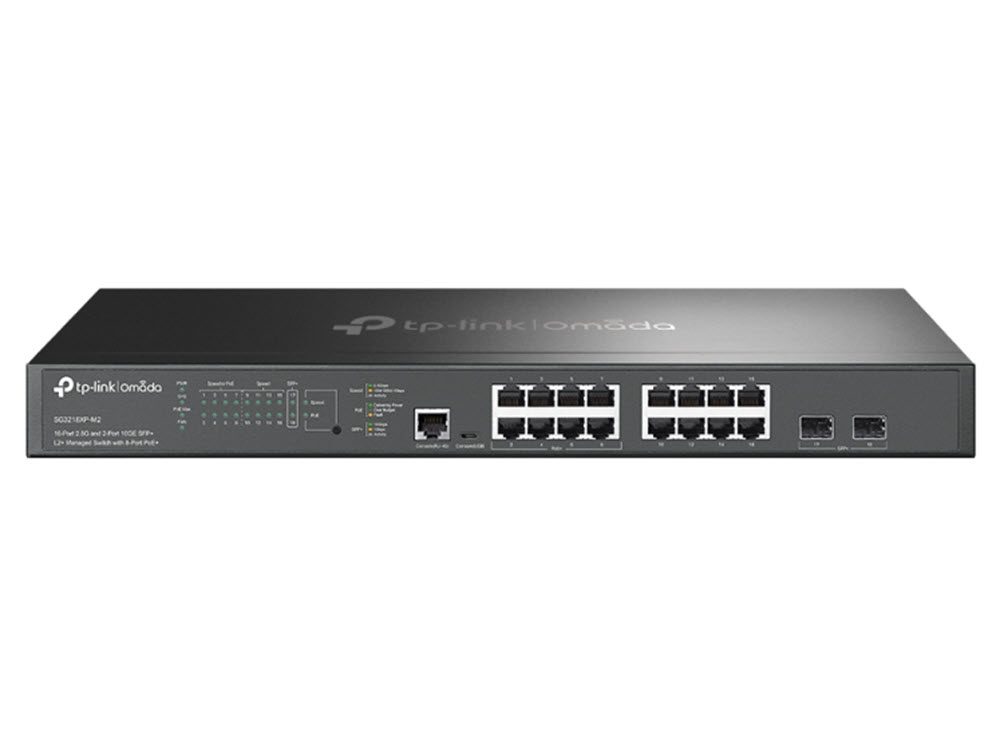 Omada 16-Port 2.5G and 2-Port 10GE SFP+