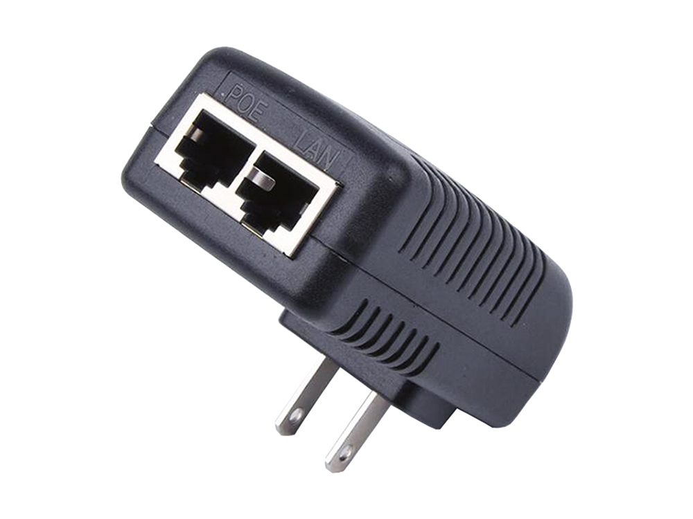 POE injector AC/DC 350mA voor normaal stopcontact