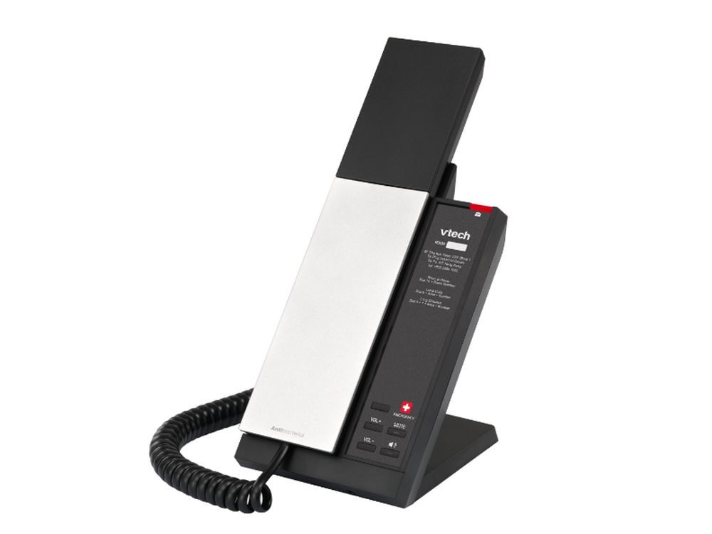 NG-S3212 Silver & Black (10 Keys) 1-Line SIP Corded Phone, 10 programmable keys