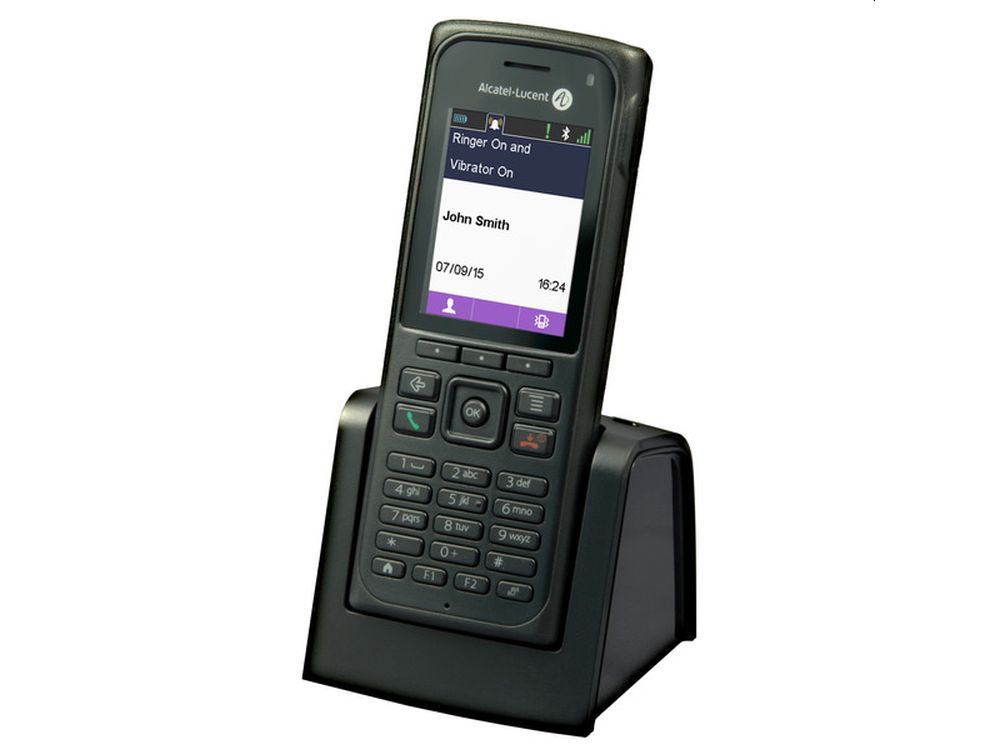 8262 DECT Handset, contains battery and Belt clip and belt clip