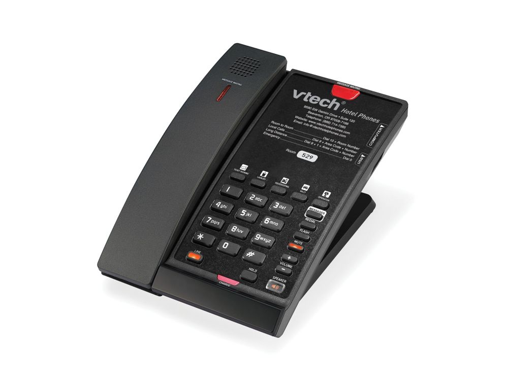CTM-A2411 Matte Black (10 keys) Analog Wireless set with 10 programmable Keys