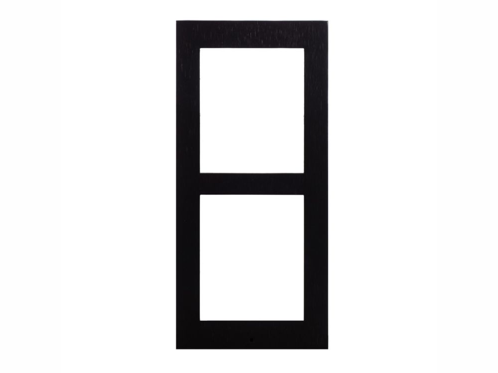 2N Opbouw installatie afdekframe for 2 modules - black