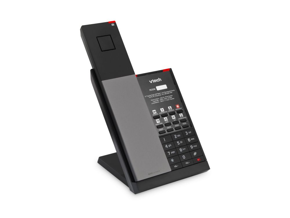 NG-S3411 Gunmetal & Black (10 Keys) 1-Line SIP Cordless Phone 10 Programmable Keys