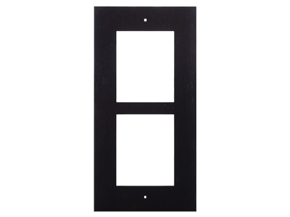 2N Inbouw installatie frame voor 1 module (zwart) 2 modules (zwart)