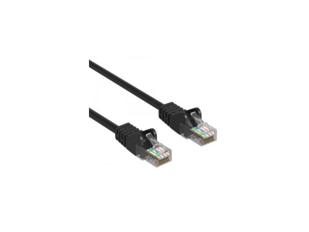 BLACK 3M TELEPHONE LINE CORD - RJ14-RJ45