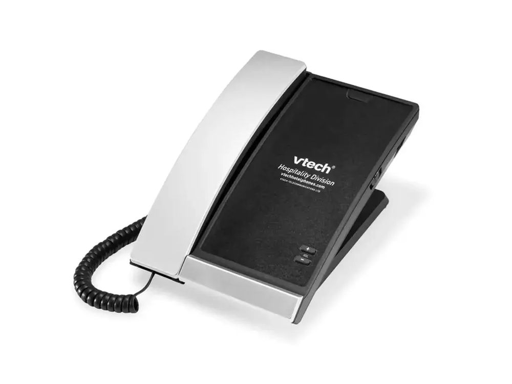S2100-X Silver & Black 1-Line Contemporary SIP Lobby Phone