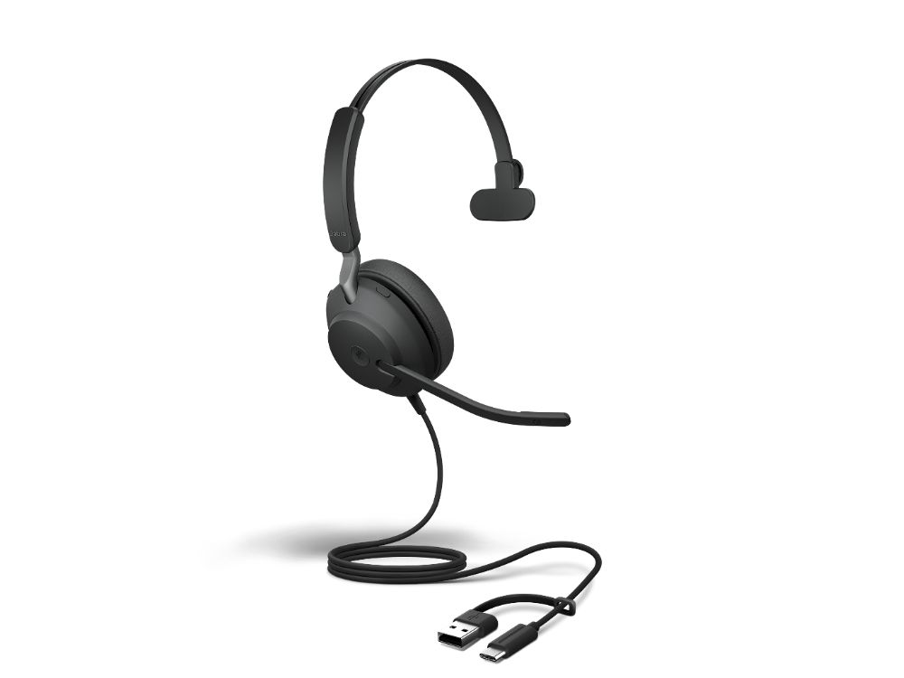 Jabra Evolve2 40 SE, USB C/A, UC Mono