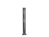 RVS Zuil (2500mm) t.b.v. 2 x PortaDial P1B/PK