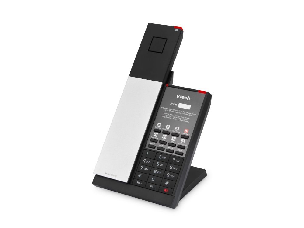 NG-A3411 Silver Black (6 Programmable Keys) 1-Line Analog Cordless Phone, Battery BU, 6 Keys