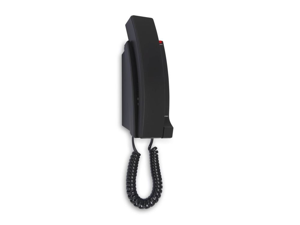 CTM-A2315-WM Matte Black 1-Line Analog Corded Phone Wall Mount