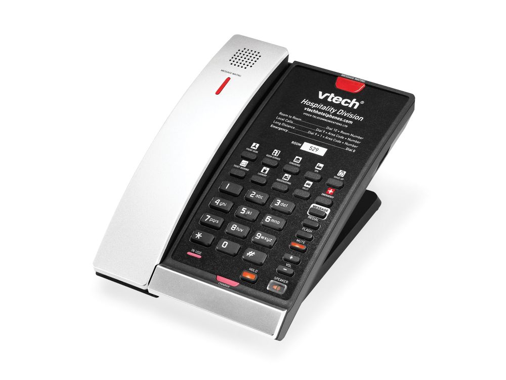 CTM-A2411 Silver & Black (10 keys)  Analog Wireless set with 10 programmable Keys