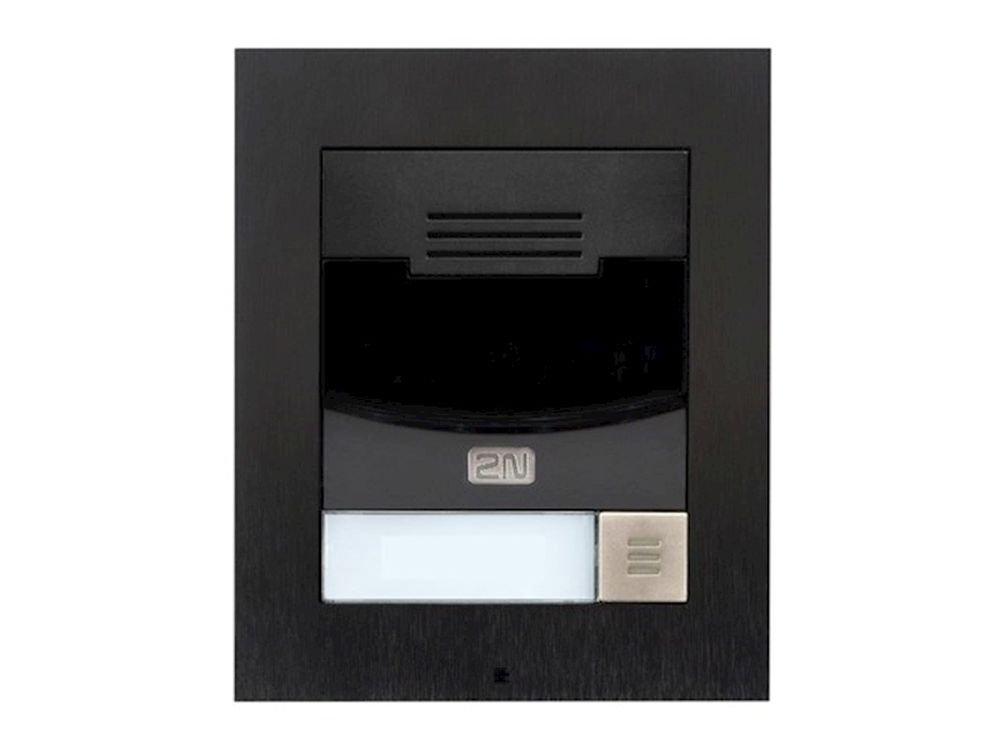 2N IP Solo inbouw intercom met camera (zwart)