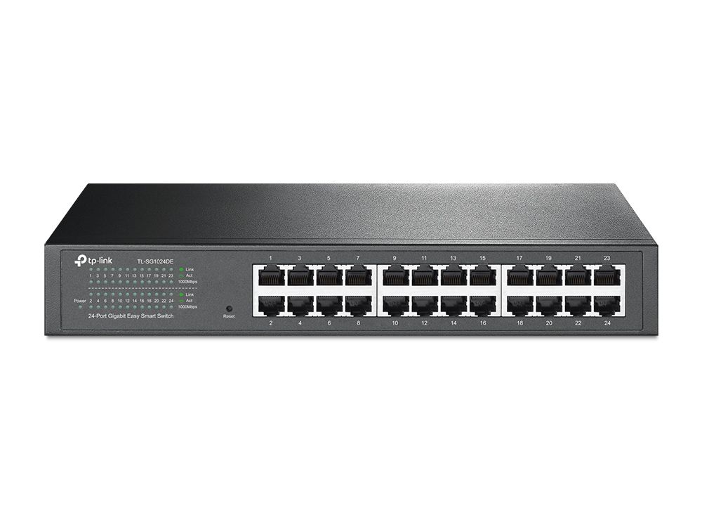 TP-Link TL-SG1024DE | Managed Smart Switch | 24 Poorten | Gigabit Ethernet (10/100/1000 Mbps)