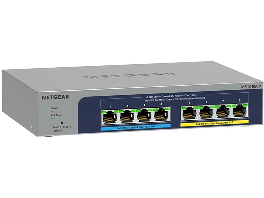8PT POE++ MULTIGIG PLUS SWCH