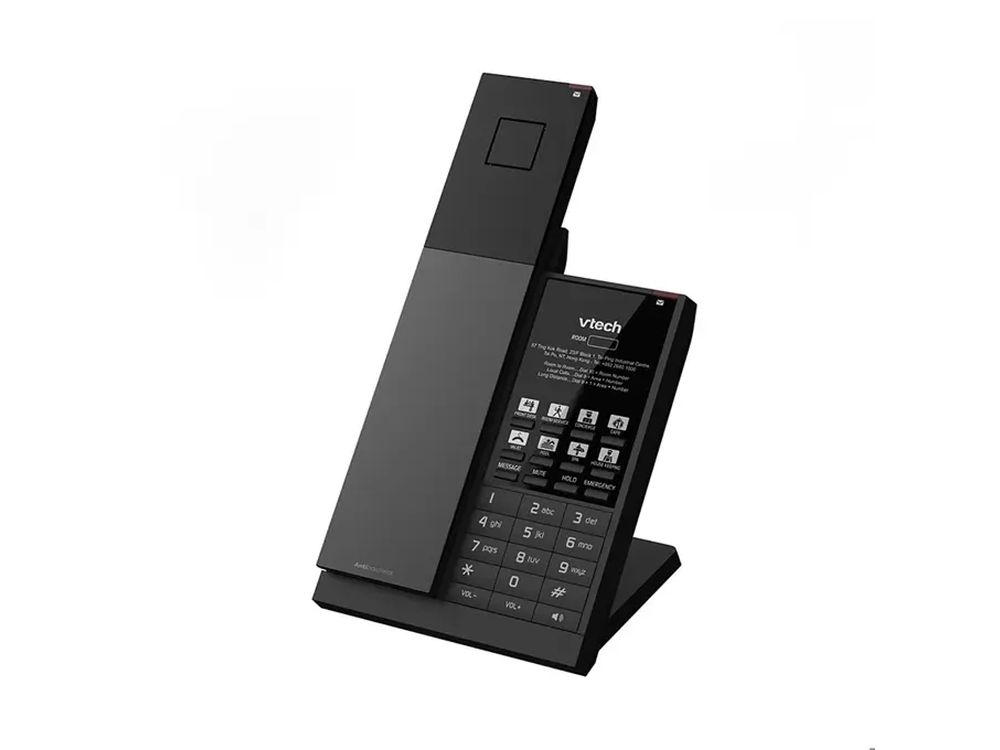 NG-S3411W Matte Black (6 Keys) 1-Line SIP Cordless, Phone 6 Prog. Keys with WiFi
