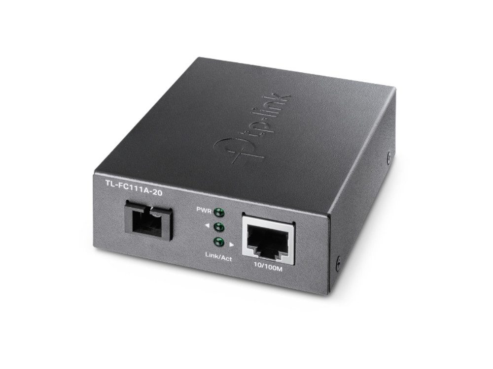 10/100 Mbps RJ45 to 100 Mbps Single-mode SC WDM Bi-Directional Fiber Converter