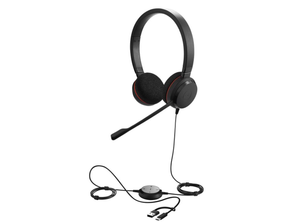 Jabra Evolve 20 SE, USB C/A, MS Stereo