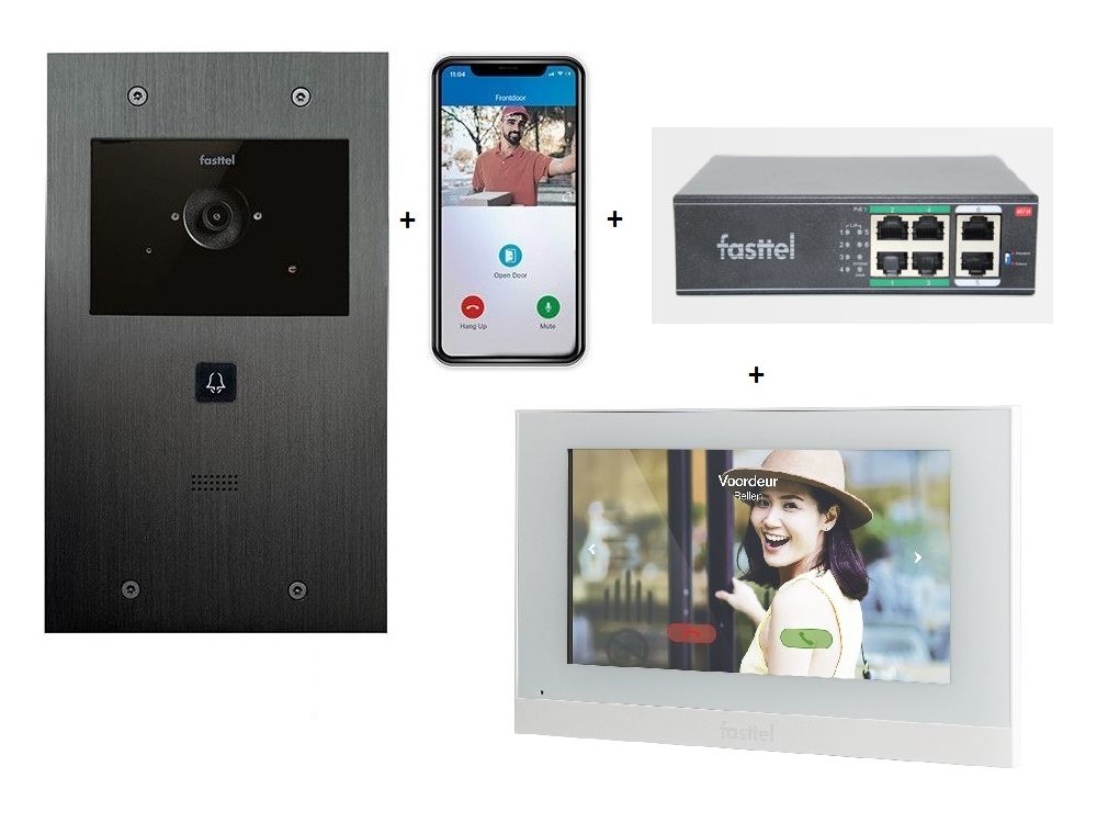 Videokit Doorphone  Entry 4 Apps/ FT600/ FT600W / FT600SW 264X155