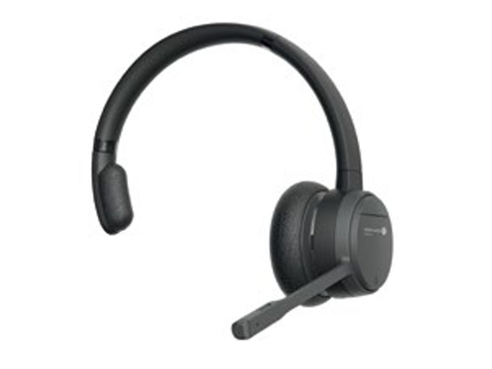 AD51 Dect headset black monaural, On ear, USB-A De dongle, USB A-C cable 1m, Cloth carry bag, Quick u