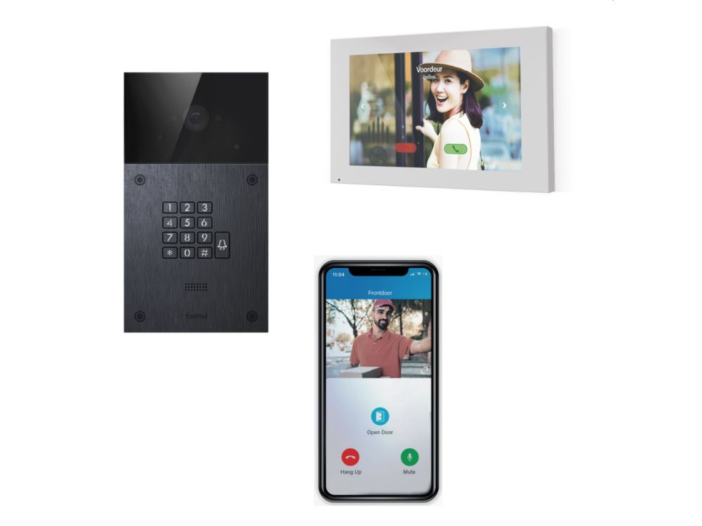 Videokit Entry klavier in- of opbouw, FT600W ind.+FT600SW
