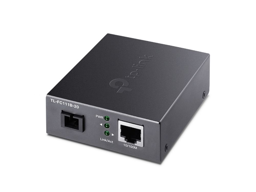 10/100 Mbps RJ45 to 100 Mbps Single-mode SC WDM Bi-Directional Fiber Converter